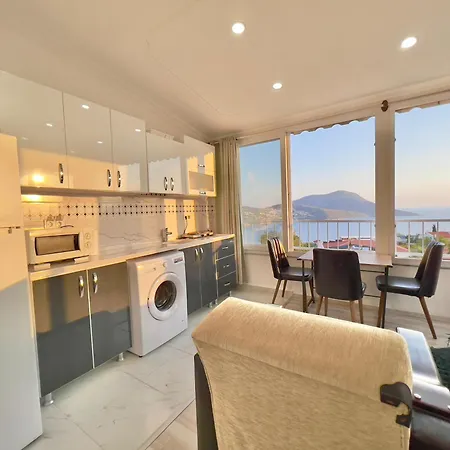 Apartment Rooftop With Sea View In Kalkan Center