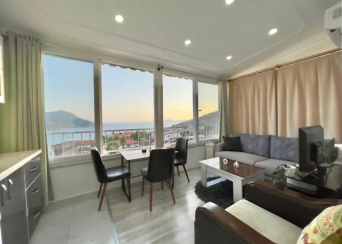 Rooftop With Sea View In Kalkan Center * Kaş