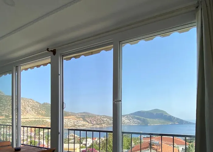 Rooftop With Sea View In Kalkan Center Daire Kaş