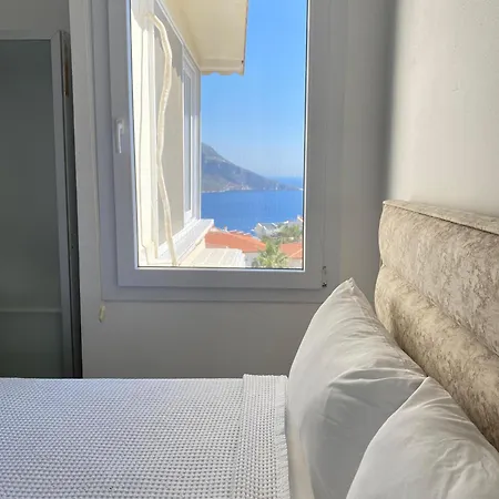 Apartment Rooftop With Sea View In Kalkan Center *