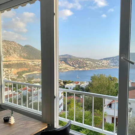 Apartment Rooftop With Sea View In Kalkan Center *